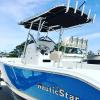 Customized T-top and Sunbrella canvas for new Nautic Star for Big Toy Boat & Storage